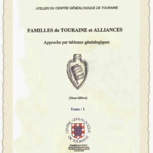 C27<br>Familles de Touraine<br>et alliances,<br>XVIIe et XVIIIe<br> 