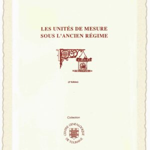 B9<br>Les unités de<br>mesure sous<br>l'Ancien Régime<br> 