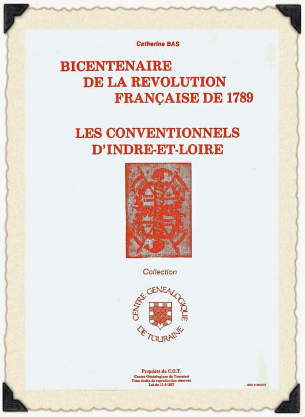 C19<br>Les Conventionnels<br>d'Indre-et-Loire<br> <br>