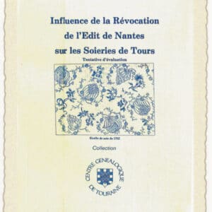 C20<br>Influence de la Révocation<br>de l'Édit de Nantes<br>sur les soieries<br>de Tours