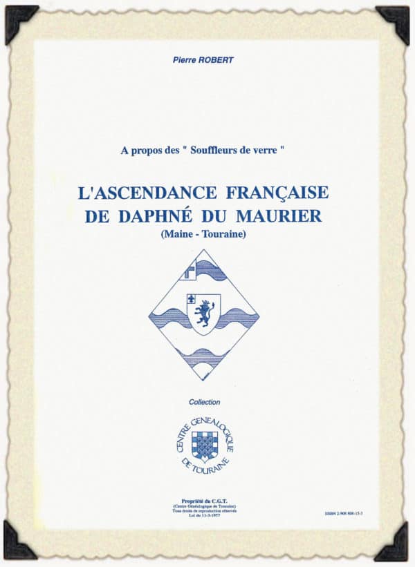 C38<br>A propos des souffleurs<br>de verre, ascendance<br>française de<br>Daphné du MORIER